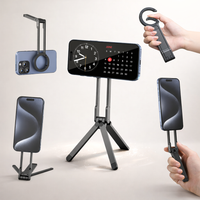 Magnetic Phone Tripod Stand with Adjustable Angles
