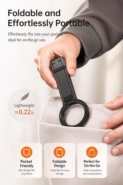 Magnetic Phone Tripod Stand with Adjustable Angles